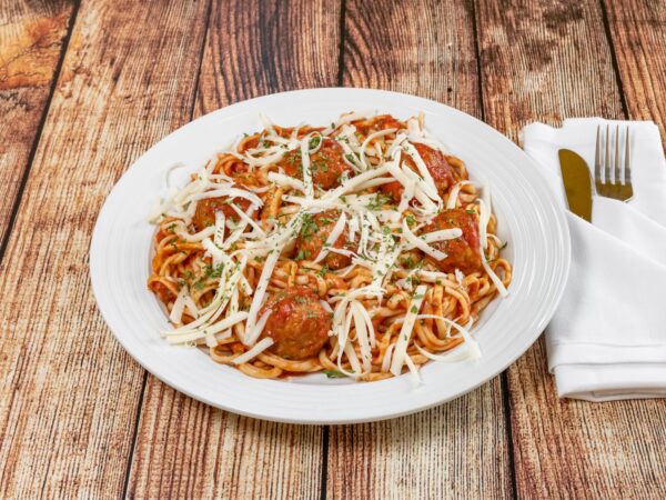 Spaghetti & Meatballs Pasta | Catering